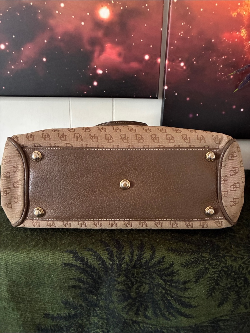 Vintage Dooney & Bourke Signature Handbag - Picture 11 of 12